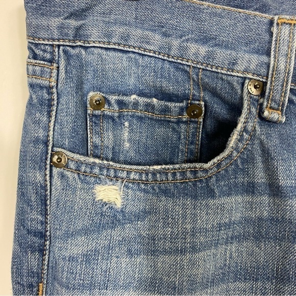 rag & bone Boyfriend Moss Ripped-Knee Jeans - Picture 6 of 12